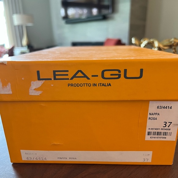 Italian Made Lea-Gu Blush Mules - Picture 6 of 6